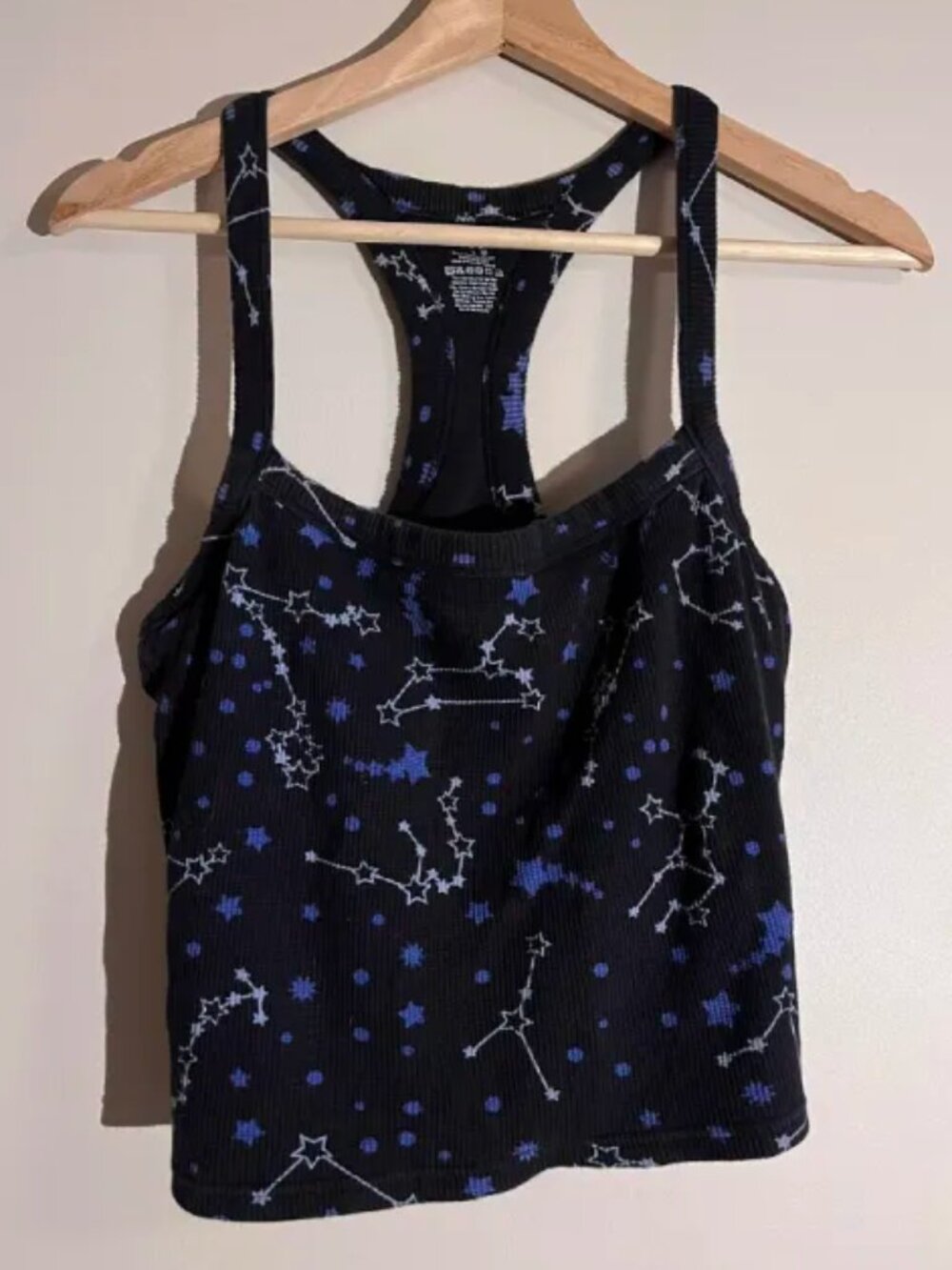 Tomboyx constellations waffle bra top